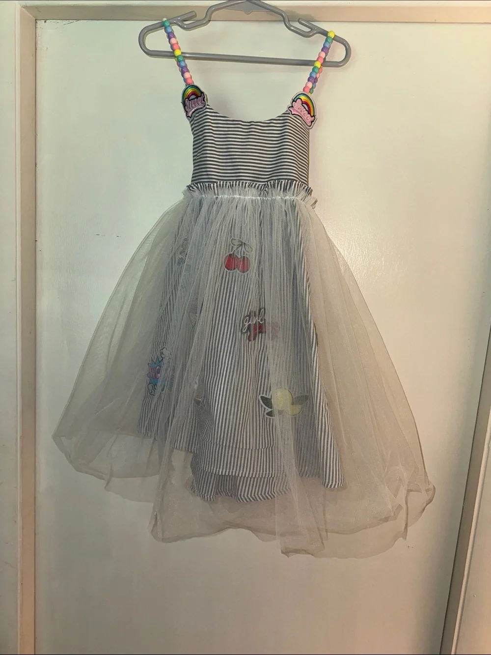 Lola + The Boys | Sweet candy Lovers Patch Dress-Size 6